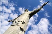 The Cristo statue at the Corcovado Hill.