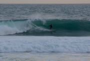 A surfer the Ardaodor beach.