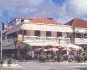 Marigot and the restaurant where LIAT invited me to dine