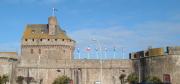 One of the large guard towers in  La Ville Intra-Muros