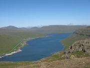 Kollefjordur from the mountain road