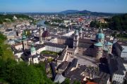 Salzburg from the hilltop castle Salzburg from the hilltop castle