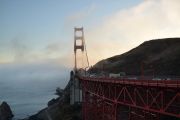 Sunset on the Golden Gate Bridge Sunset on the Golden Gate Bridge