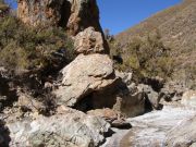 The robbery site