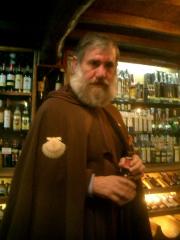 Some pilgrims wear the shell, main symbol of the Camino Some pilgrims wear the shell, main symbol of the Camino
