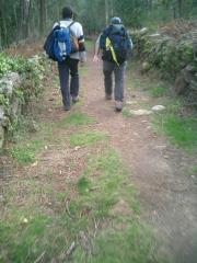 Pilgrims in the Camino