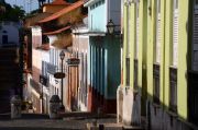 One of the narrow streets of the old town of Sao Luis