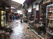 Souvenir shops at the old town. Souvenir shops at the old town.