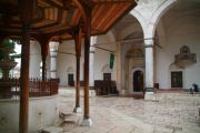 The courtyard of Gazi Husrev-beg Mosque. The courtyard of Gazi Husrev-beg Mosque.