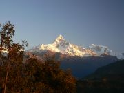 Sunrise in the Himalayas
