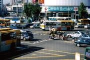 A very busy intersection in Seoul A very busy intersection in Seoul
