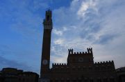 the bell tower and the Public Palace in the Evening the bell tower and the Public Palace in the Evening