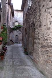 Typical street in Spello