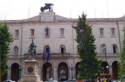 Above the Rocca Paolina - seat of Umbrian government, perugia
