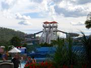 The Jetstream and SideWinder slides at Wet and Wild The Jetstream and SideWinder slides at Wet and Wild