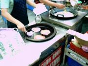 Pancakes from a street vendor Pancakes from a street vendor