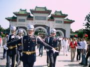 The changing of the guard at the Martyr's Shrine The changing of the guard at the Martyr's Shrine