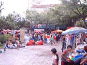 Carnival party in the main plaza