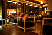 The lounge terrace of the Metropolitan Bar & Lounge.