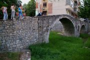 The small Ottoman Tanners' Bridge, now a spot to take posed photos. The small Ottoman Tanners' Bridge, now a spot to take posed photos.