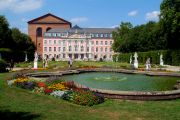 The Palace of Trier and garden The Palace of Trier and garden