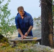 HANDSOME SCANDINAVIAN FISHERMAN IN ÅVENSOR