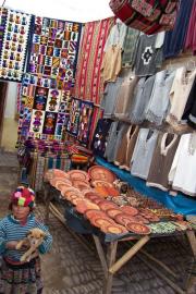 A bit of colour, Pisaq market.