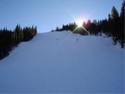 Great morning view on the ski lift.