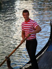 Sandro in his gondola