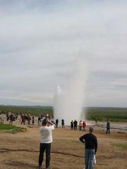 Geysir exloding
