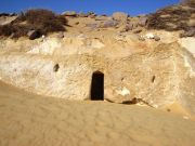 Miles from anything and anywhere, we came across this Phaoronic dwelling in the Desert