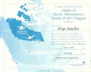Order of Arctic Adventurers, North of 60º Chapter
