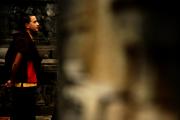 a monk in Borobudur