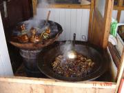 Traditional way of cooking pork.