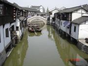 View of the village from a ancient bridge.