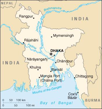 Map of Bangladesh