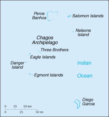 Map of British Indian Ocean Territory