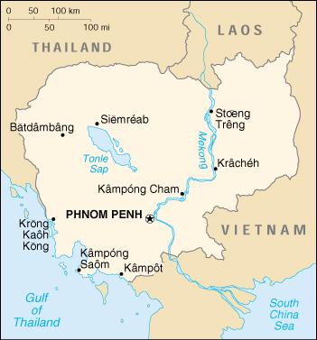 Map of Cambodia