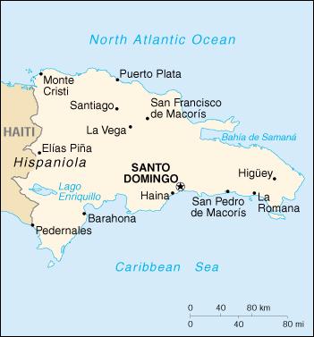 Map of Dominican Republic