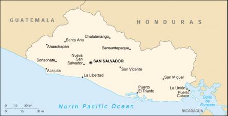 Map of El Salvador