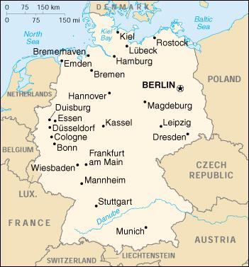 Map of Germany