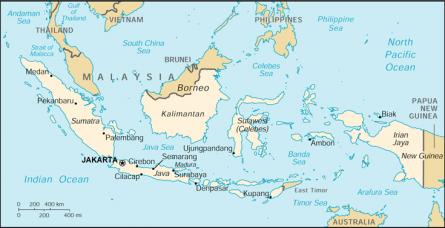 Map of Indonesia