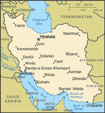 Map of Iran