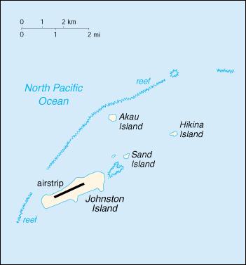 Map of Johnston Atoll
