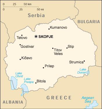 Map of Macedonia