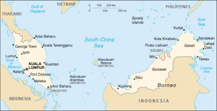 Map of Malaysia