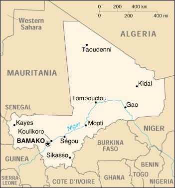 Map of Mali