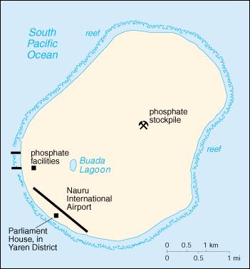 Map of Nauru