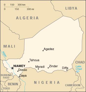 Map of Niger