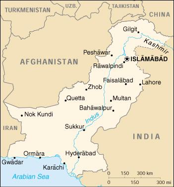 Map of Pakistan